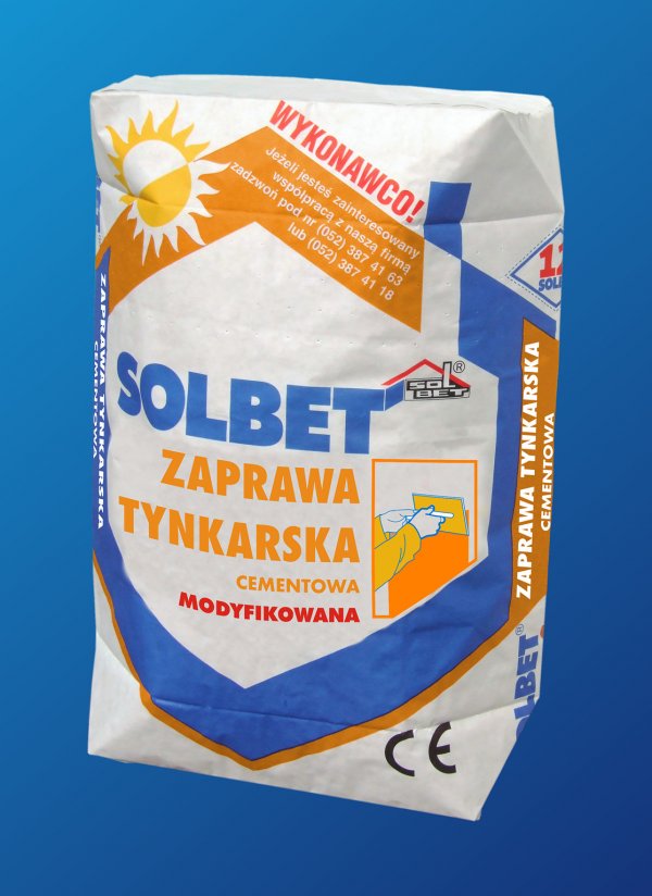 Większa rodzina tynków SOLBET