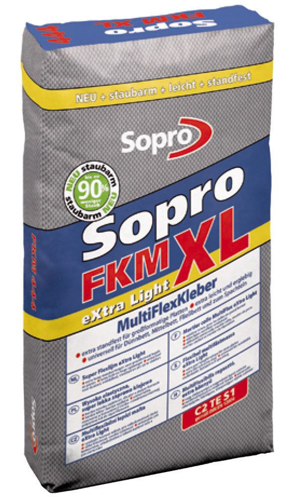 Sopro FKM XL MultiFlexkleber - Wysoko elastyczna, super lekka zaprawa klejowa