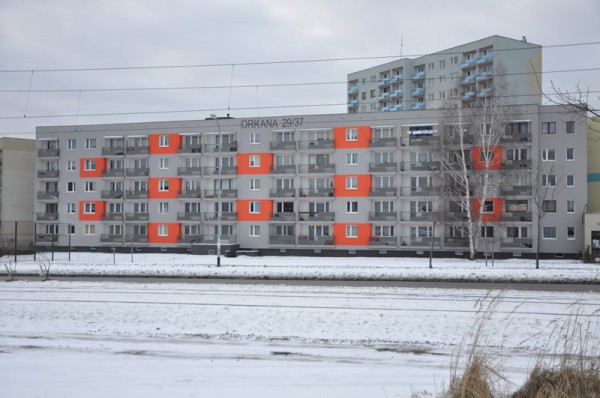 Pierwsze wyróżnienie  w kategorii BUDYNEK Z WIELKIEJ PŁYTY- Studio Architektury EGO Nalewajka Krzysztof, Fot. Baumit
