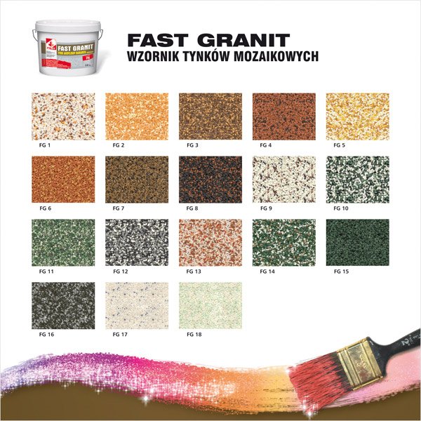 Fast - Tynki granitowe - wzornik