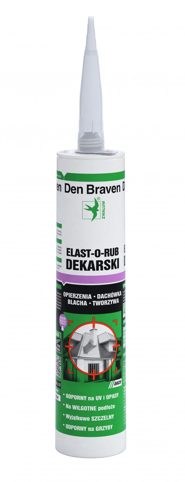 Elast-o-Rub do wykonania profesjonalnych uszczelnień dekarskich, Fot. Den Braven