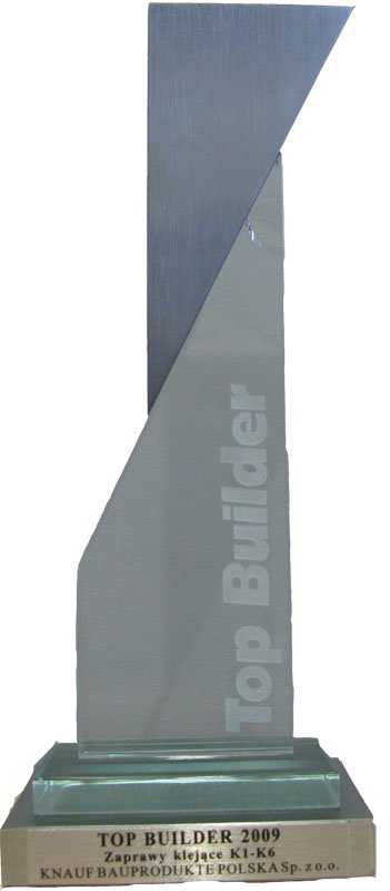Top Builder 2009 dla nowej linii klejów Knauf Bauprodukte