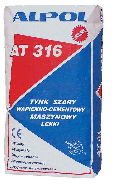 ALPOL AT 316 tynk szary wapienno-cementowy lekki