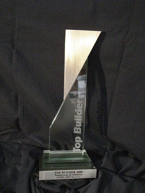 Statuetka TOP BUILDER 2009 dla Nanosystemu do klinkieru ALPOL