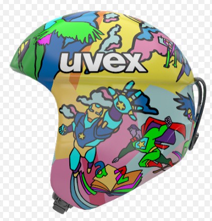 Trzeci kask - „No Limits”, jest inspirowany nieziemskim talentem Kamila, który przekracza wszelkie ograniczenia w podbijaniu przestworzy podczas skoków, fot. Atlas