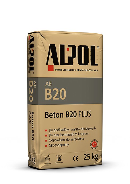 Beton B20, fot. Alpol Gips