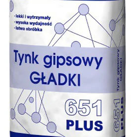 TYNK GIPSOWY GŁADKI 651L PLUS