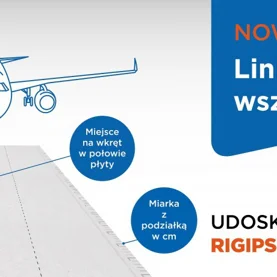 Linie zmieniają wszystko – udoskonalona płyta Rigips PRO typ A
