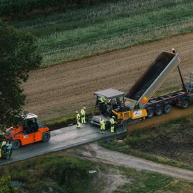 Nowa droga betonowa w Powiecie Wielickim