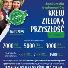 IV edycja konkursu „Kreuj zieloną przyszłość z Cemex”